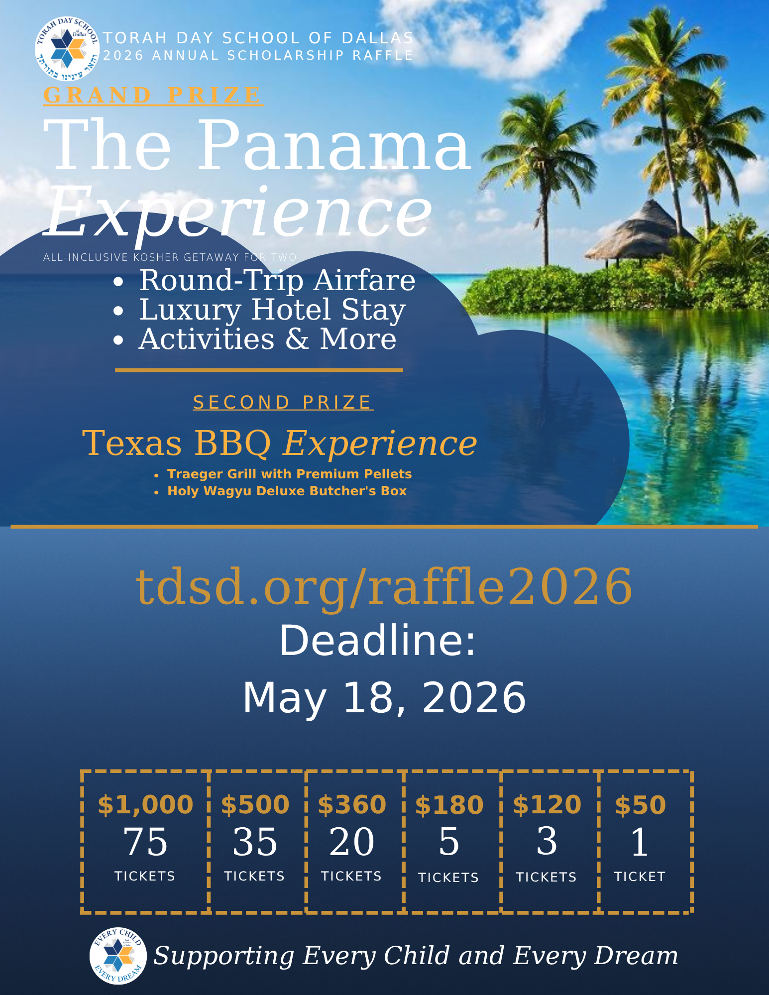 TDSD Annual Scholarship Raffle